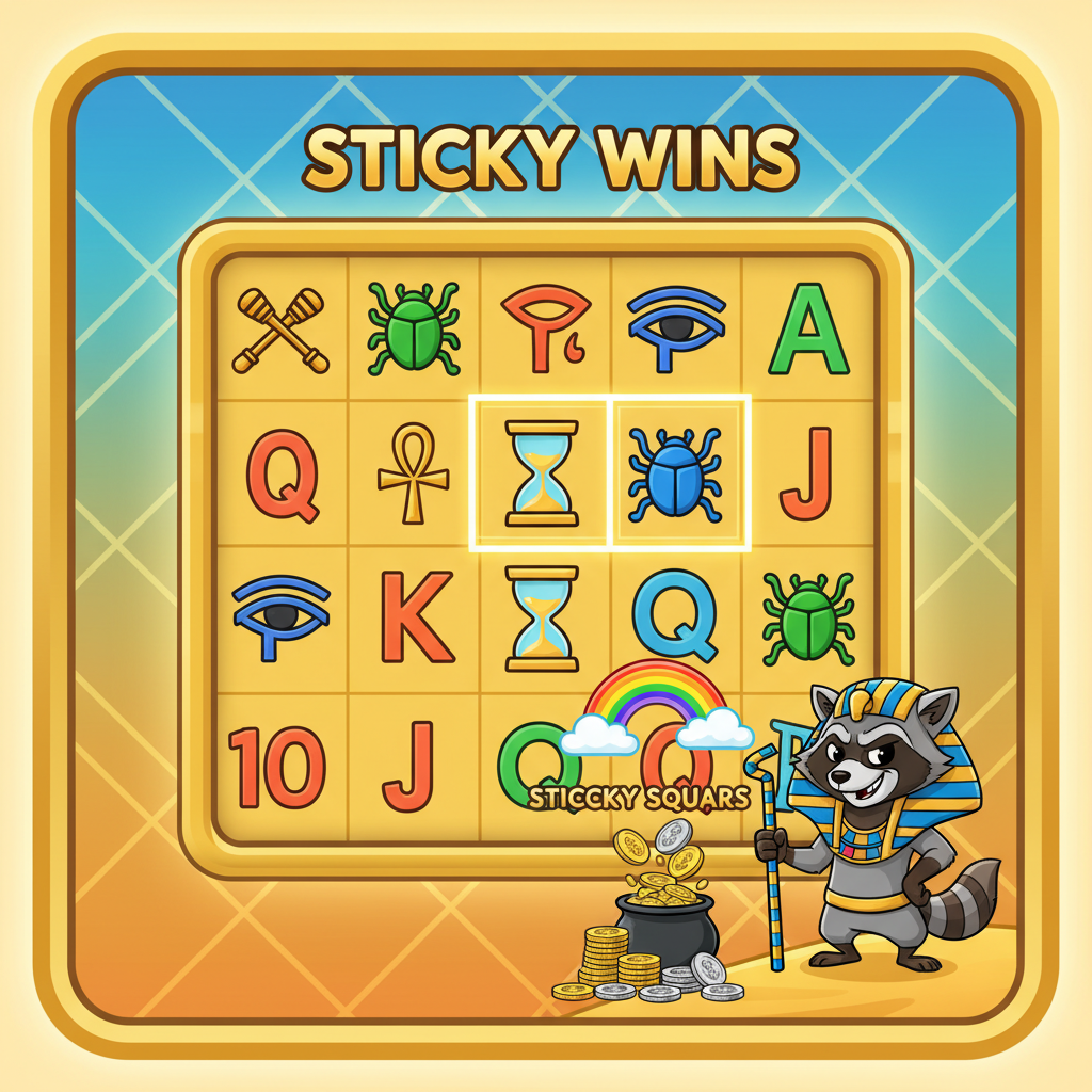 Le Pharaoh Basisspiel mit Sticky Wins Mechanik