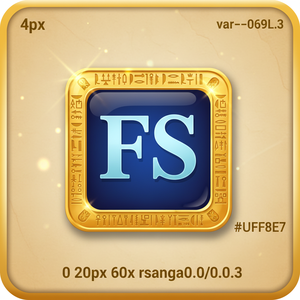 Le Pharaoh FS Scatter-Symbol in goldenem ägyptischen Rahmen