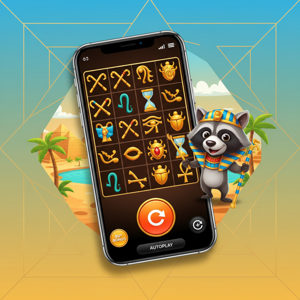 Le Pharaoh auf einem Smartphone-Bildschirm - mobile Version für Deutschland