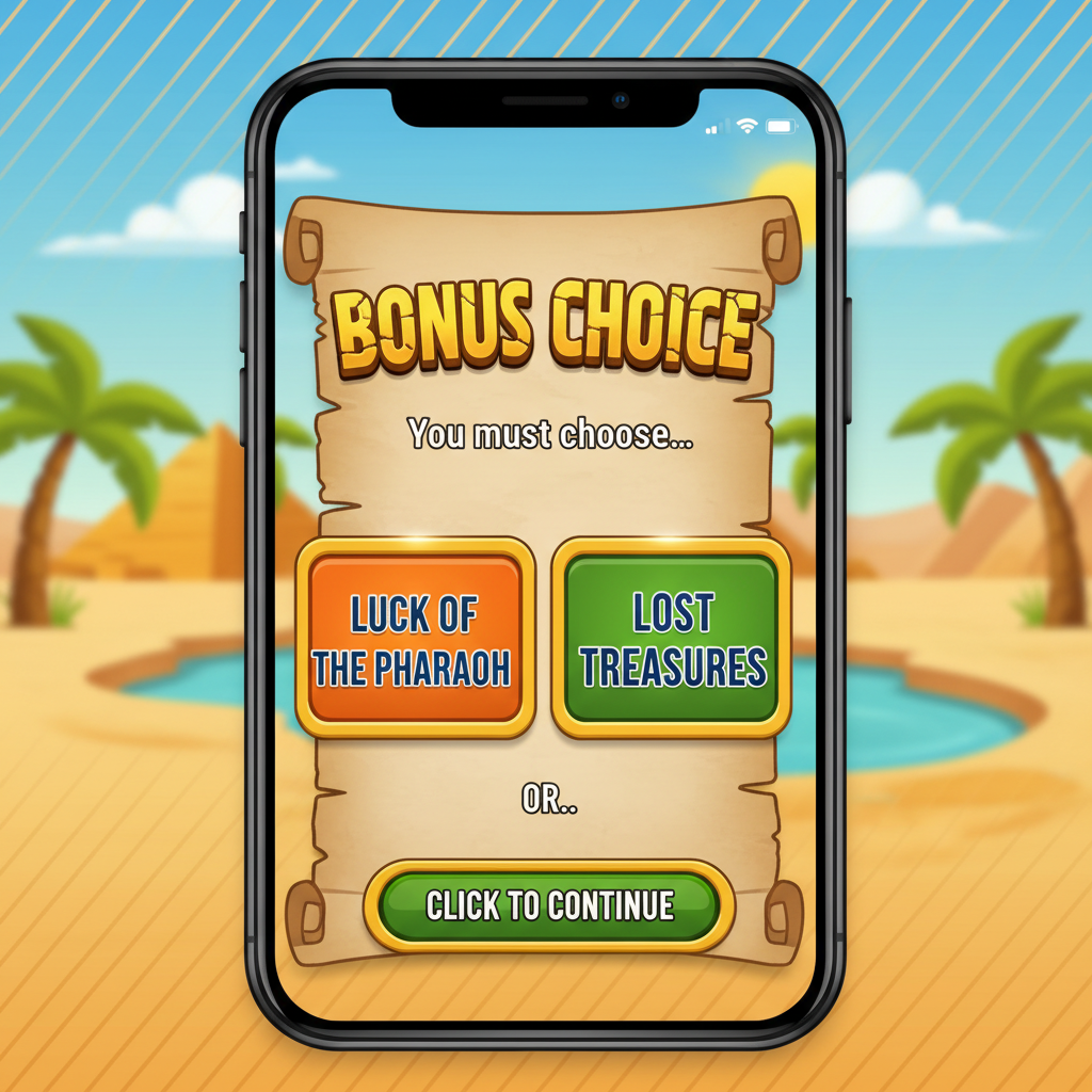 Le Pharaoh - Bonusrunde auf dem Handy