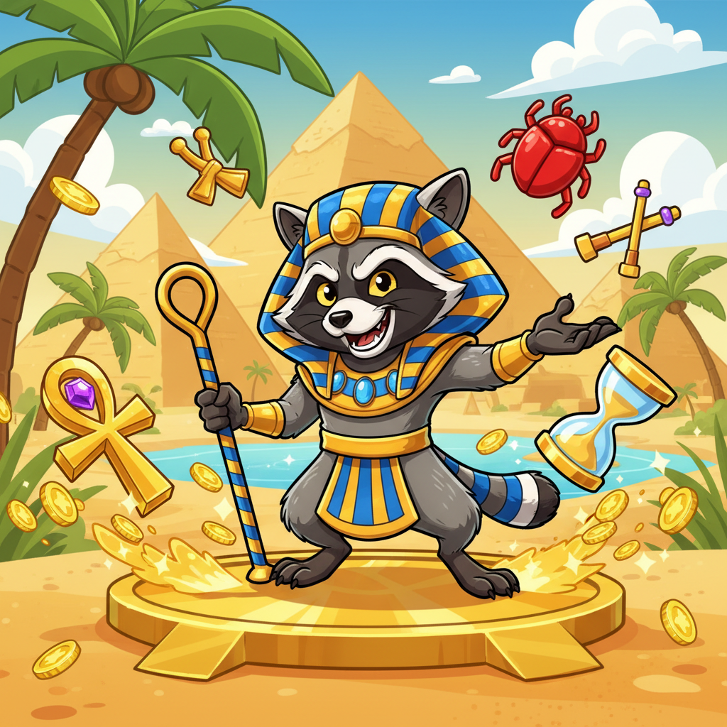 Le Pharaoh Slot Review 2026: Kompletter Test mit Smokey dem Pharao-Waschbären im ägyptischen Setting