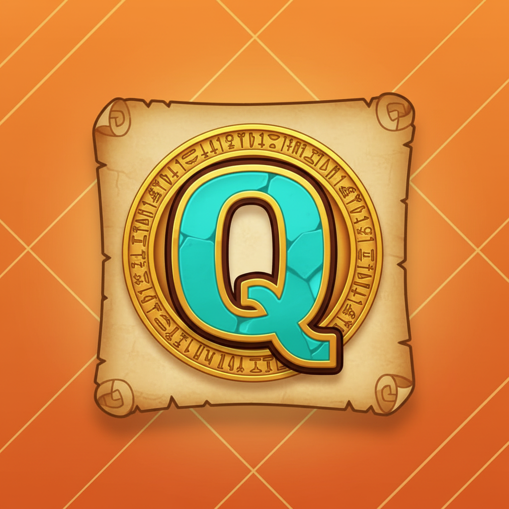 Dame Kartensymbol in Le Pharaoh